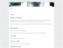 Tablet Screenshot of catspy.de